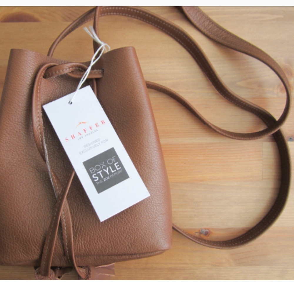 Rachel Zoe brown leather crossbody